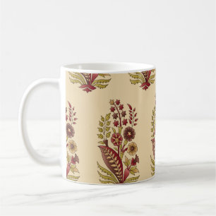 Mug acstract motif mughal bund motif arrière - plan de