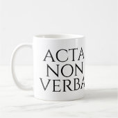 Mug Acta Non Verba (Gauche)