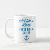 Mug Acte comme Madame Funny Quote (Gauche)