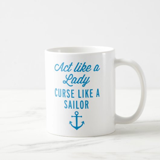 Mug Acte comme Madame Funny Quote (Droite)