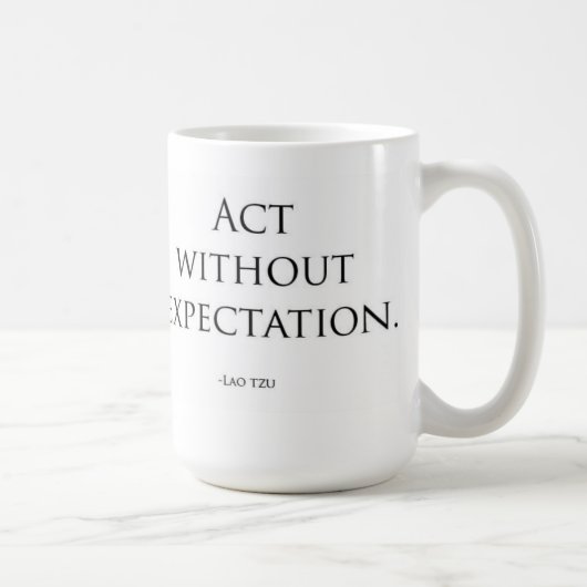 Mug Acte sans attente (Droite)
