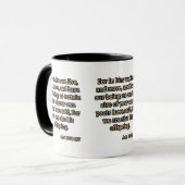 Mug Actes 17:28 KJV Bible Verse Deux Tones (Devant gauche)
