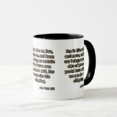 Mug Actes 17:28 KJV Bible Verse Deux Tones (Devant droit)