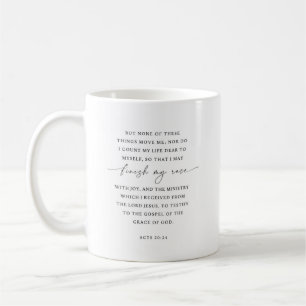 Mug Actes 20:24 Finir ma course avec joie