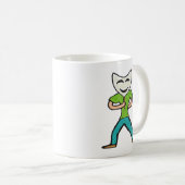 Mug Acteur agissant avec masque (Devant droit)