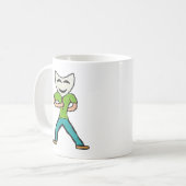 Mug Acteur agissant avec masque (Devant gauche)
