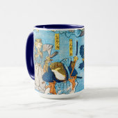 Mug Acteur de Kabuki grenouille, Kuniyoshi, Ukiyo-e (Devant gauche)