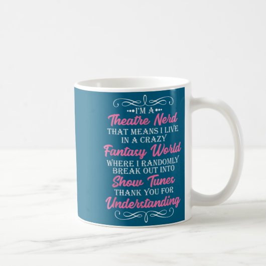 Mug Acteur Geek de Théâtre Drôle (Droite)