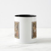 Mug Acteurs préparant pour un jeu de satyre, ANNONCE (Centre)