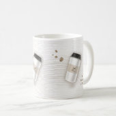 Mug Actif liquide de café comptable (Devant droit)