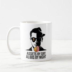 Mug Actifs par jour Alibis par nuit Véritable crime Am