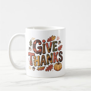 Mug Action de grâce personnalisée - Rendez grâce