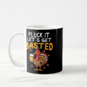 Mug Action de grâce Plumons-le Allons-y avec détermina (Gauche)