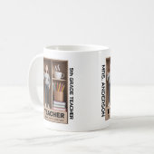 Mug Action de l'enseignant Figure AI Style poupée en b (Devant gauche)