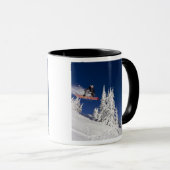 Mug Action de snowboard à Whitefish Mountain Resort (Devant droit)