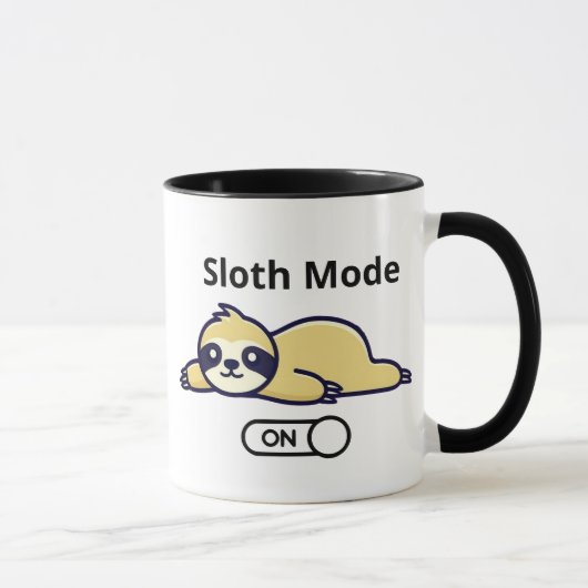 Mug activé en mode bas - Drôle factice fentes de c (Droite)