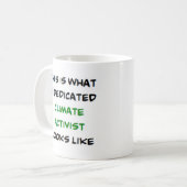 Mug activiste climatique, dévoué (Devant gauche)