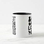 Mug Activiste qui aime les chiens (Centre)