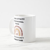 Mug Activité Cadeau d'appréciation professionnelle (Devant gauche)