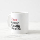 Mug Actuaires : Nous ne nous contentons pas de grogner (Devant gauche)
