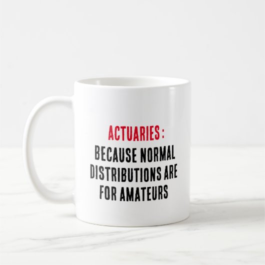 Mug Actualités : Parce que les distributions normales  (Gauche)