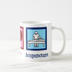 Mug Acuponcture mignonne d'amour de paix d'acupuncteur