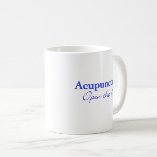 Mug Acupuncture - Ouvrir le chi (Devant droit)
