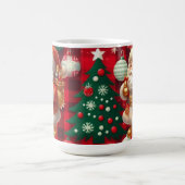 Mug AD 018 - Graphisme numérique de Noël Santa 3d (Centre)