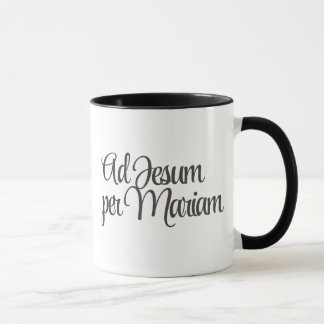 Mug Ad Jesum per Mariam (To Jesus through Mary) Coffee