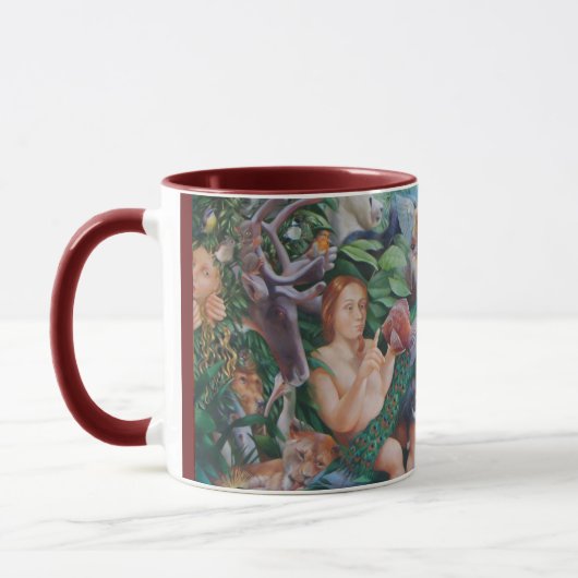 Mug Adam appelant les animaux et l'Appearancce d'Ève (Gauche)