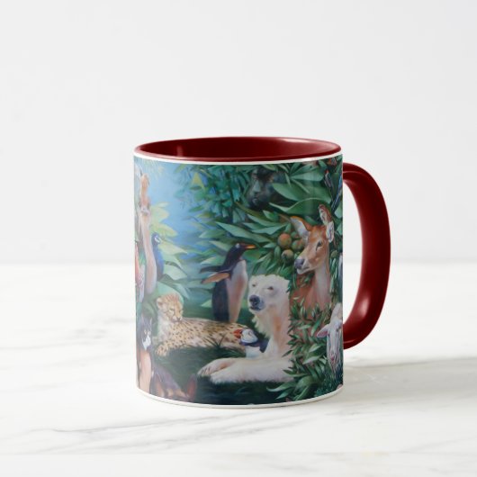 Mug Adam appelant les animaux et l'Appearancce d'Ève (Devant droit)
