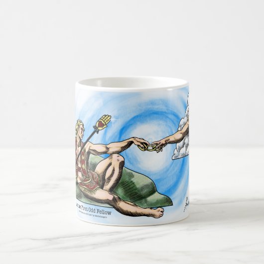 Mug Adam en tant que premier ancien membre (Centre)