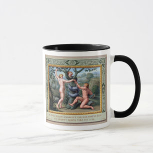 Mug Adam et Ève avec le serpent, illustration de t