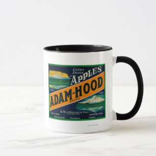 Mug Adam-Hood Apple Crate Label Hood River, OU