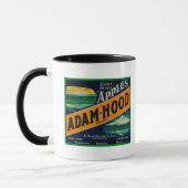 Mug Adam-Hood Apple Crate Label Hood River, OU (Gauche)