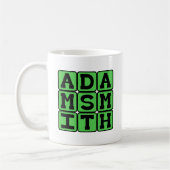 Mug Adam Smith, philosophe écossais (Gauche)