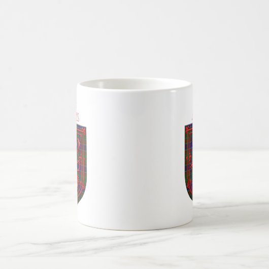 Mug Adam Tartan Scottish Plaid Lion Rampant (Centre)