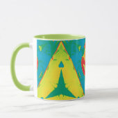 Mug ADAM ~ Zany 3D ~ Jaune Rouge Vert Bleu (Gauche)