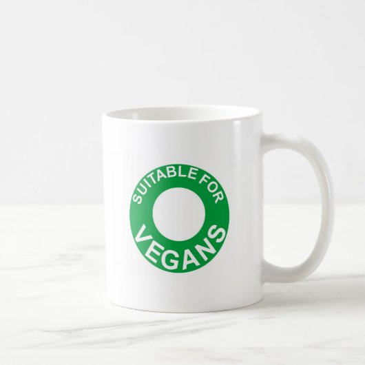 Mug adapté aux végétaliens (Droite)