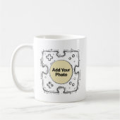 Mug Add Your Photo Gamer Controller Doodle Frame (Gauche)