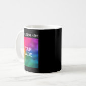 Mug Add Your Text Image Photo Double Sided Mens (Devant gauche)