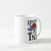 Mug Addicité à l'encre tatoué amoureux de tatouage (Devant droit)