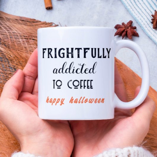 Mug Addicité À L'Halloween Du Café