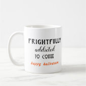 Mug Addicité À L'Halloween Du Café (Gauche)