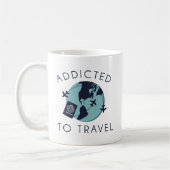 Mug Addicité Aux Voyages (Gauche)