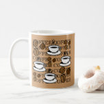 Mug Addict au café<br><div class="desc">Si vous avez une dépendance au café ou connaissez quelqu'un qui le fait, c'est la tasse pour vous! ©design par Whupsadaisy Creations</div>