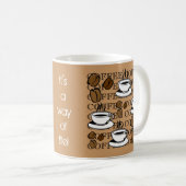 Mug Addict au café (Devant droit)