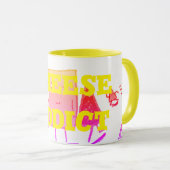 Mug Addict au fromage (Devant droit)