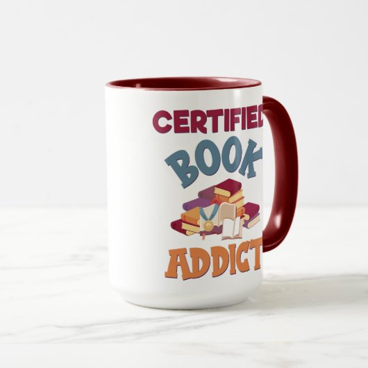 Mug Addict certifié (Devant droit)