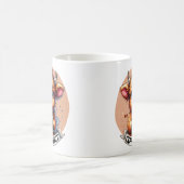 Mug Addict de café de corbeau (Centre)